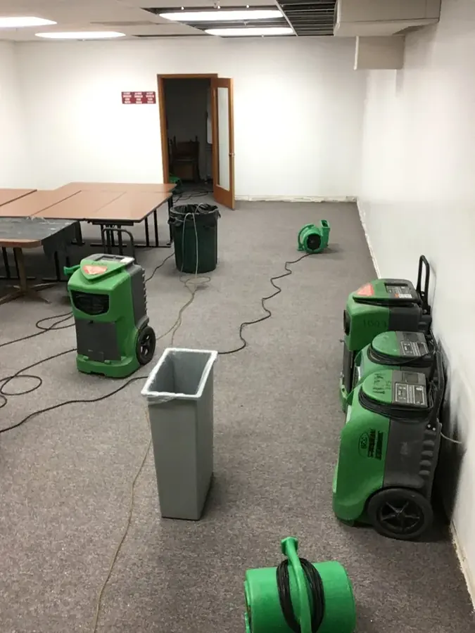 Water damage restoration work in Baldwin Park, CA